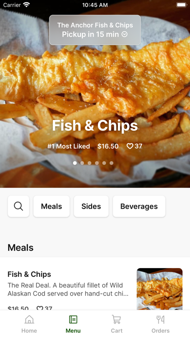 The Anchor To Go iPhone screenshot 2 - Food & Drink app