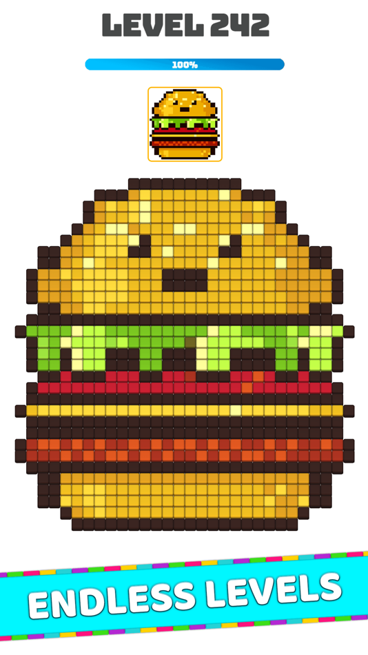 #5. Pixel Bloom: Tap Color Puzzle (macOS) 由: Muhammad Wahhab Mirza