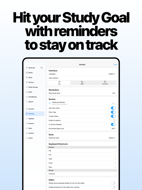 AlgoApp - Flashcards iPad screenshot