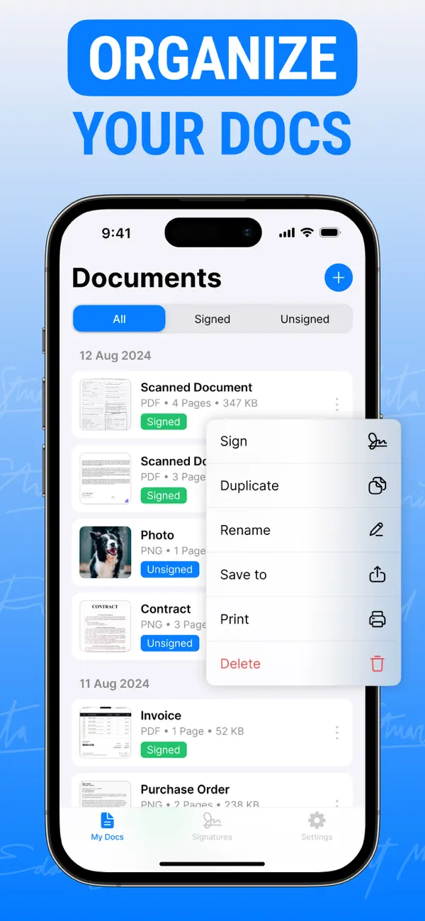 Screenshot #3 pour Signature Electronique - PDF