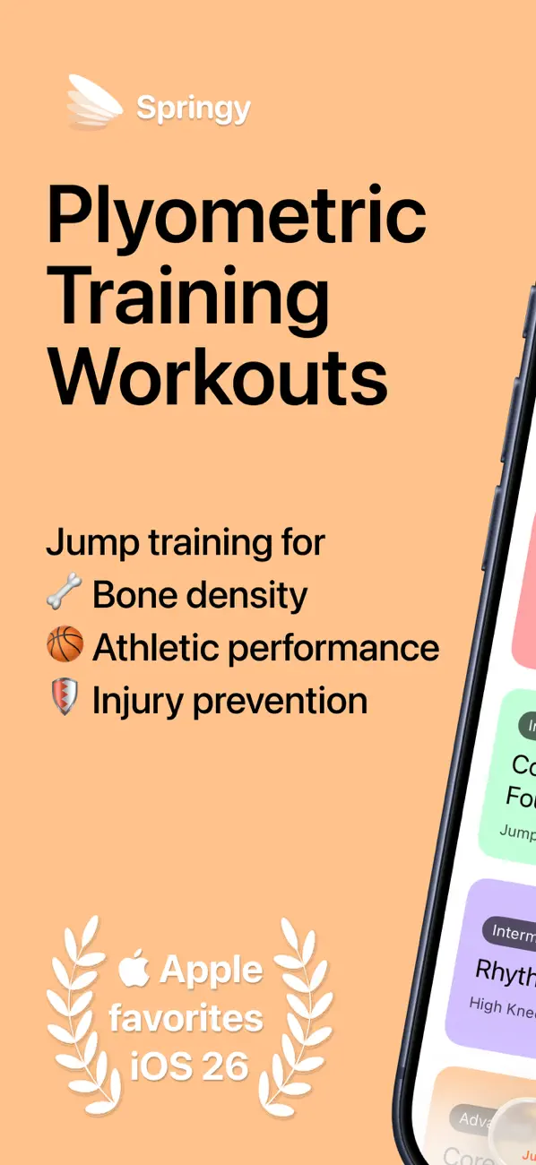 #1. Plyometric Training - Springy (iOS) Przez: Tiny Ideas Pty Ltd