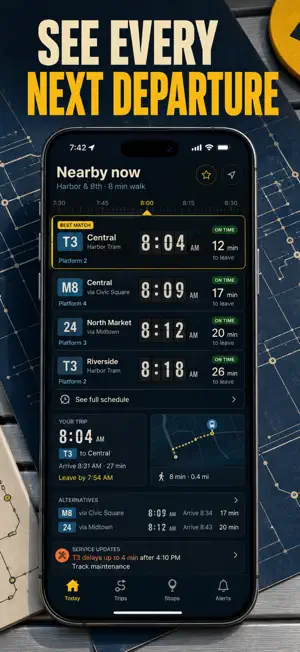 Bus & Train: When to Leave screenshot 3