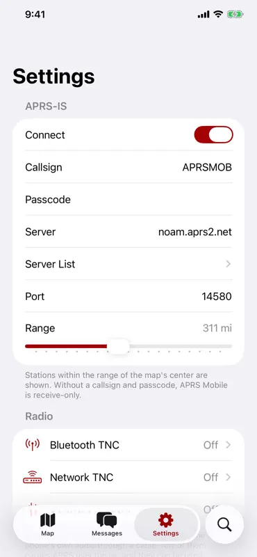 APRS Mobile screenshot 9 of 9