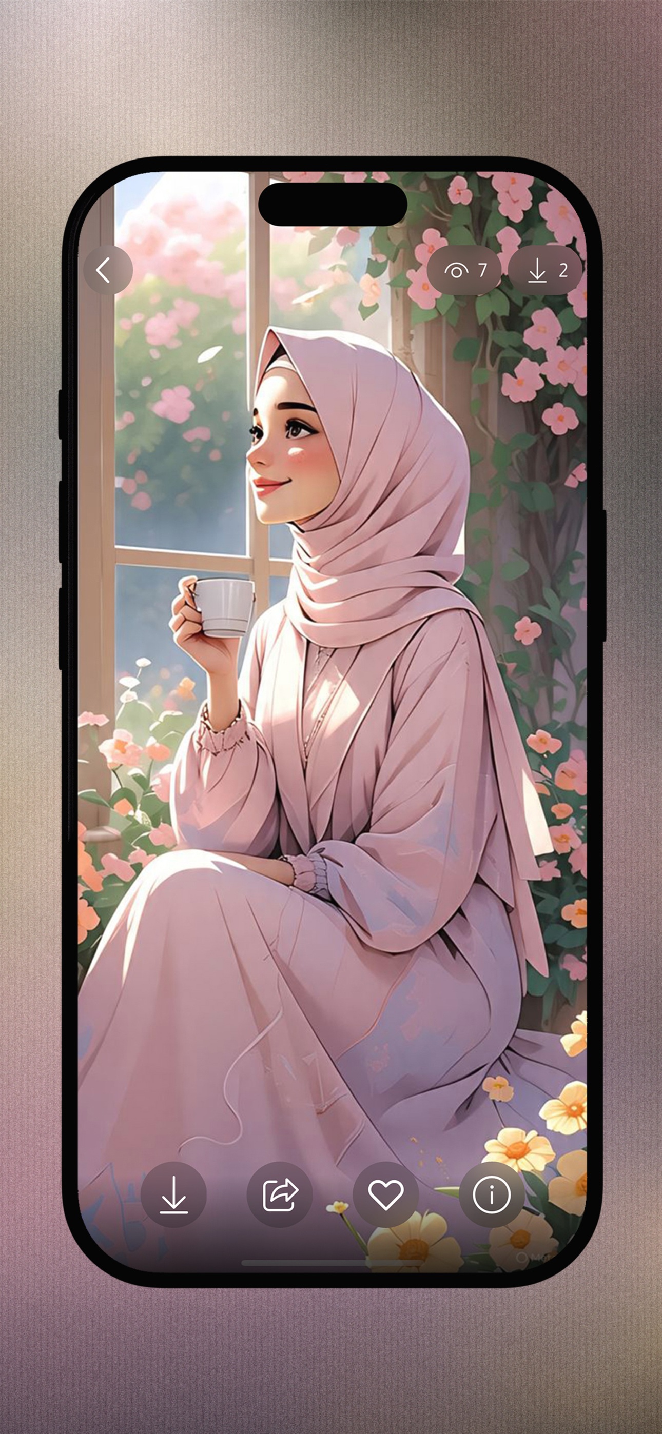 Hijab Girl Wallpapers HD screenshot 3