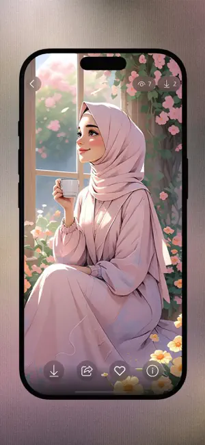 Hijab Girl Wallpapers HD screenshot 3