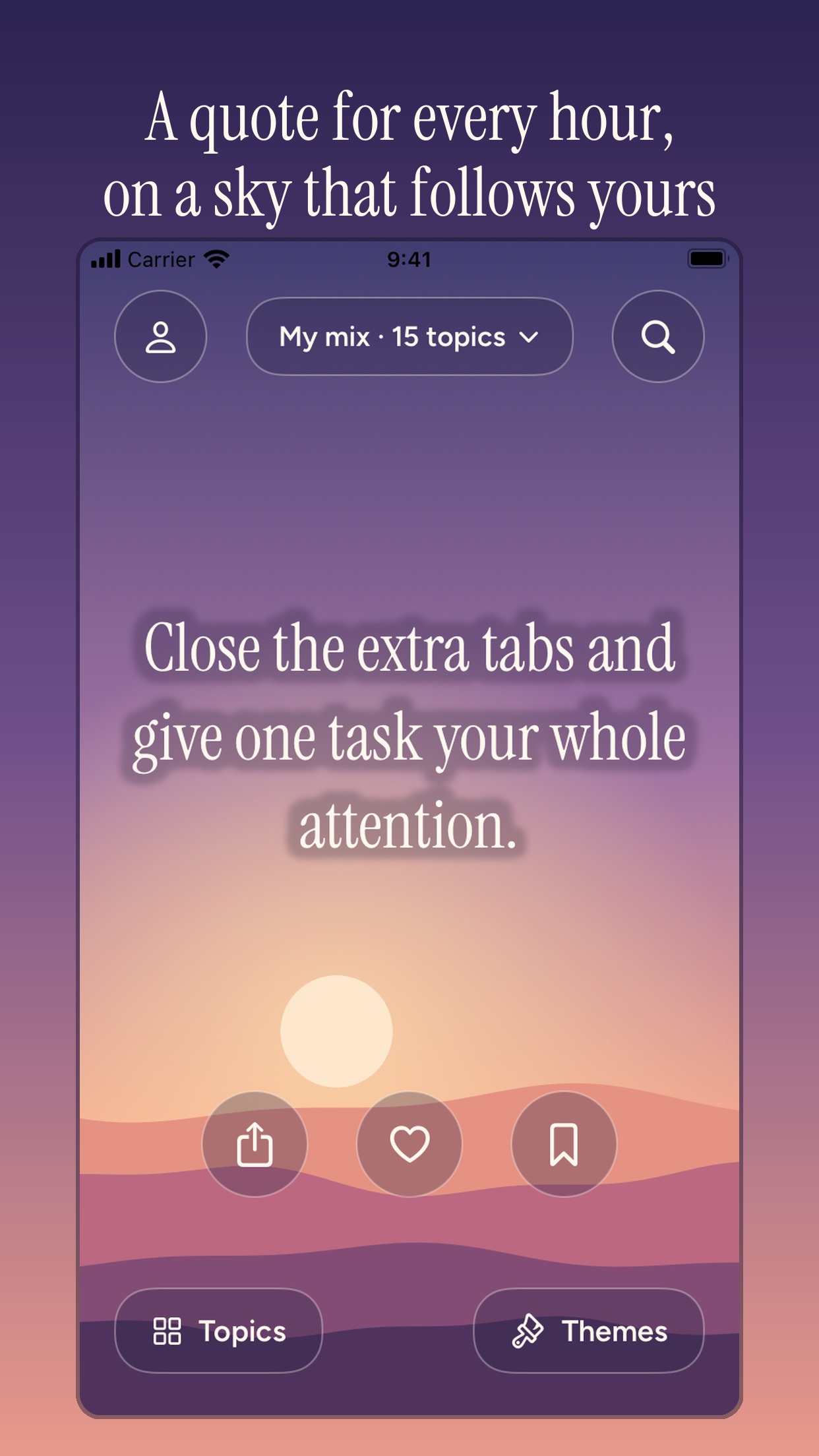 Screenshot 1 of Dawnline: Daily Quotes