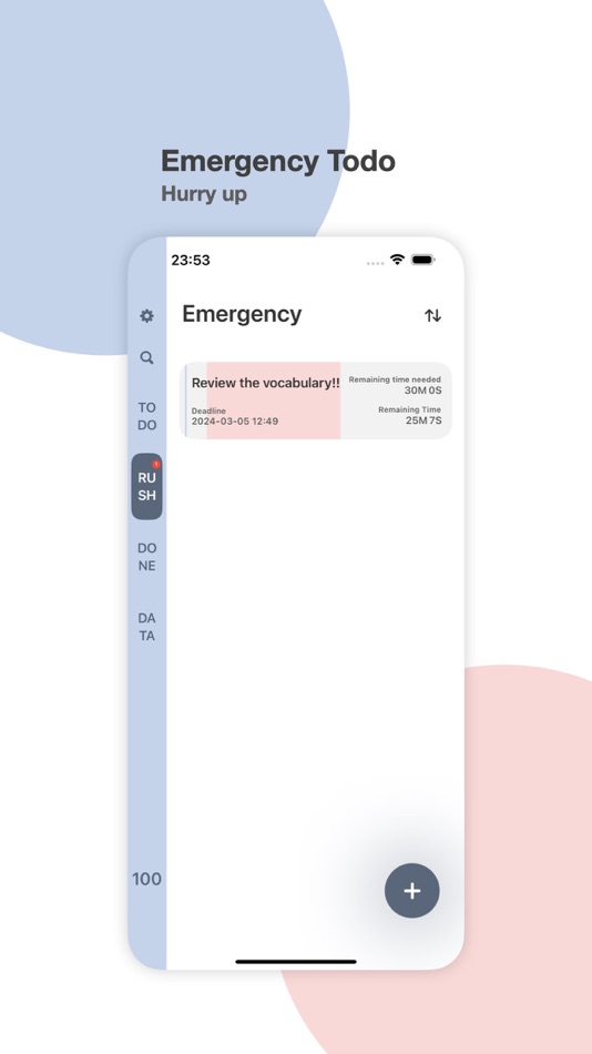 #4. DeadLineTodo - DDL Management (iOS) 由: 林琴 黄