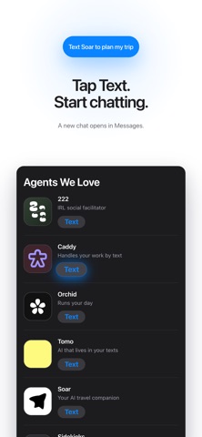Messages Agent Store iPhone screenshot