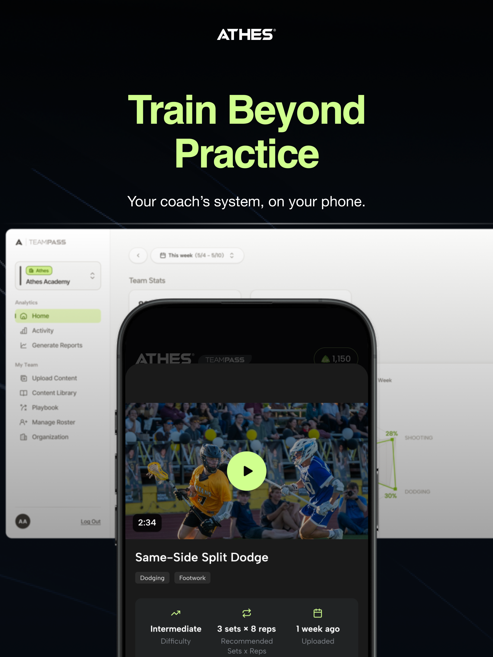 Athes: Train Beyond Practice
