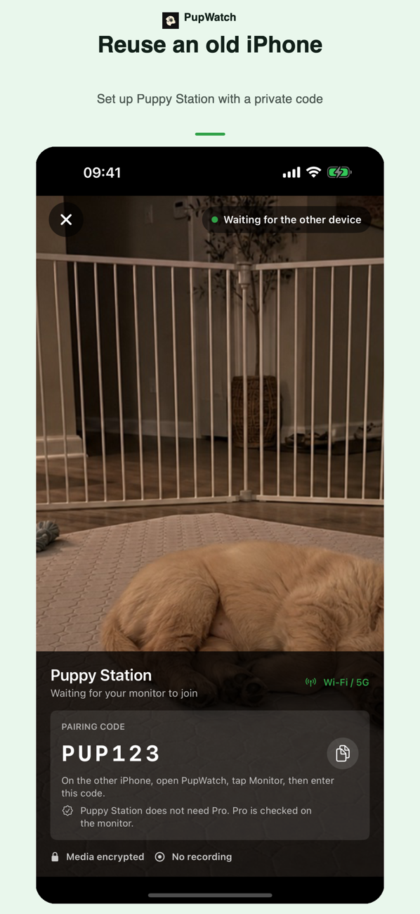 PupWatch screenshot 2