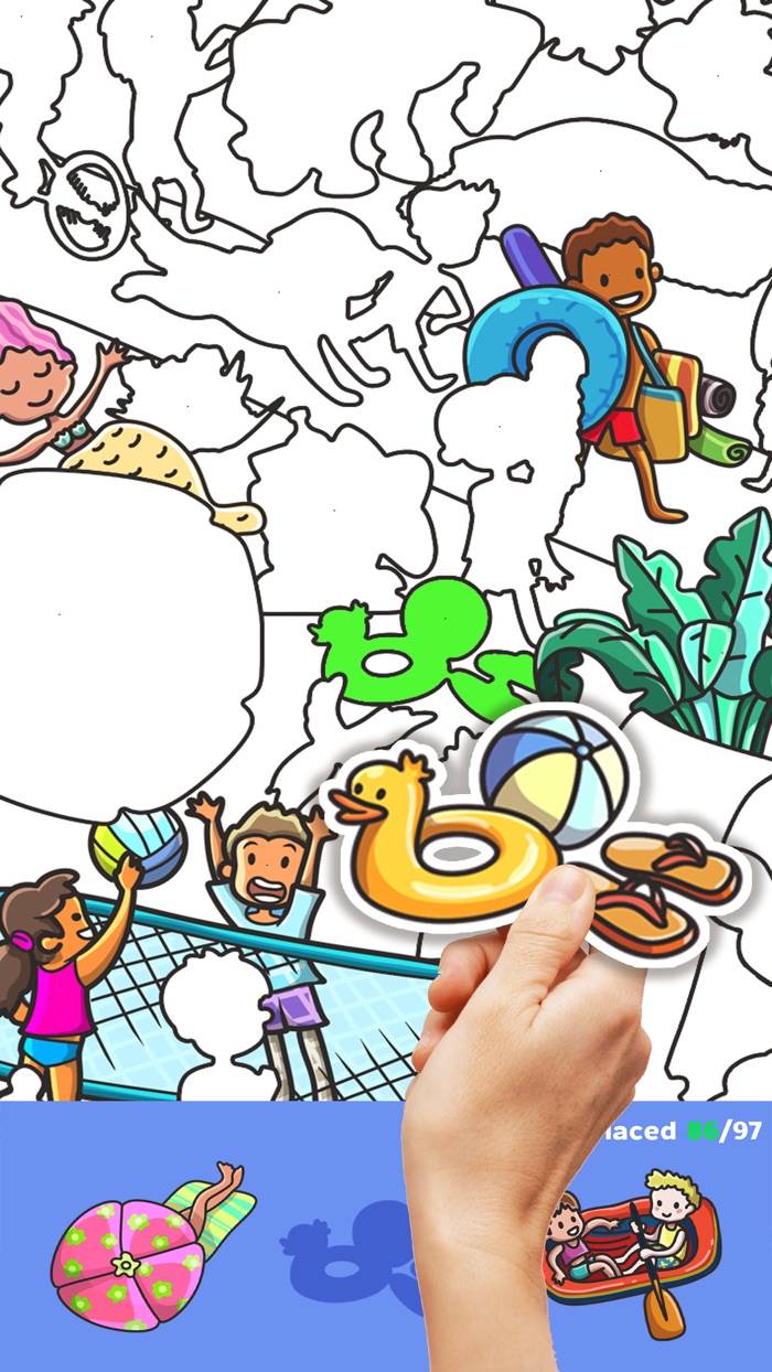 Quebra-cabeça de colorir