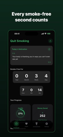 SmokeFree: Quit Smoking Timer Screenshot 1 of 3