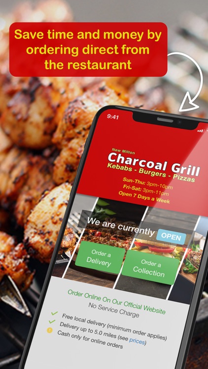 New Milton Charcoal Grill