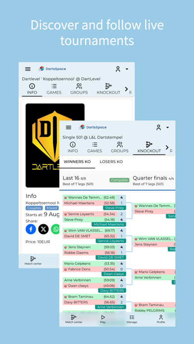 Screenshot #2 pour DartsSpace