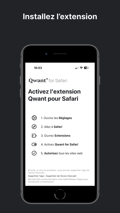 Screenshot #2 pour Qwant for Safari