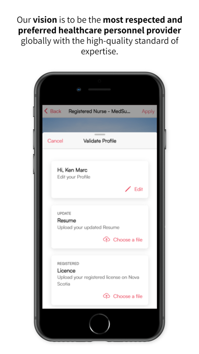 McCare App Screenshot