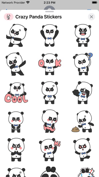 Crazy Panda Sticker- WASticker screenshot-3