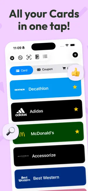 Karte - Rewards Card Organizer screenshot 1