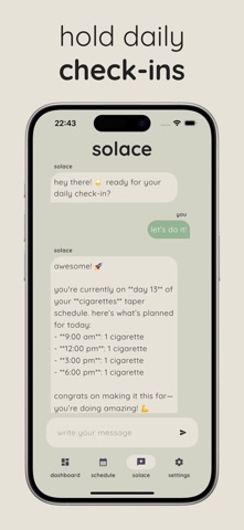 Taperly - Quit Habits in Steps screenshot
