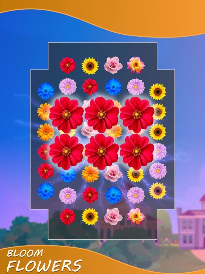 Florias Garden Match 3 Puzzle