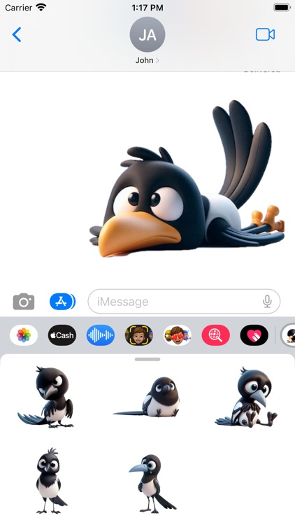 Sad Magpie Stickers screenshot-5