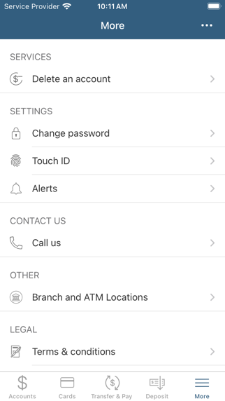 Cendera Bank iPhone screenshot 4 - Finance app