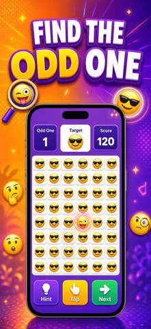 Emoji Hunt: Spot Puzzle Game iPhone screenshot