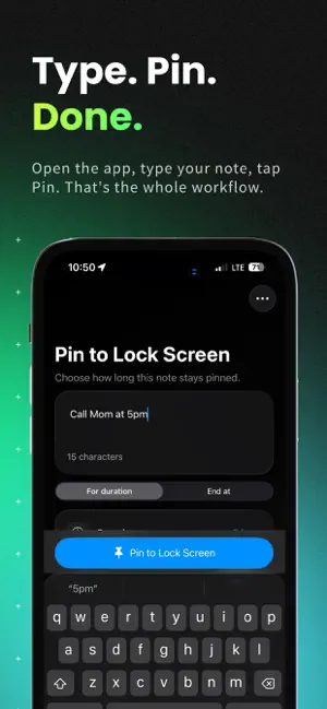 Lock Screen Notes - PinNote screenshot 2