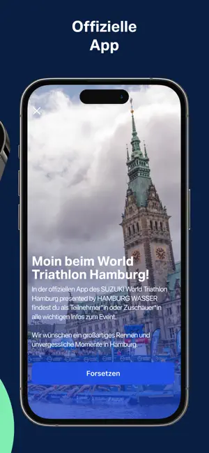 World Triathlon Hamburg iPhone screenshot 2