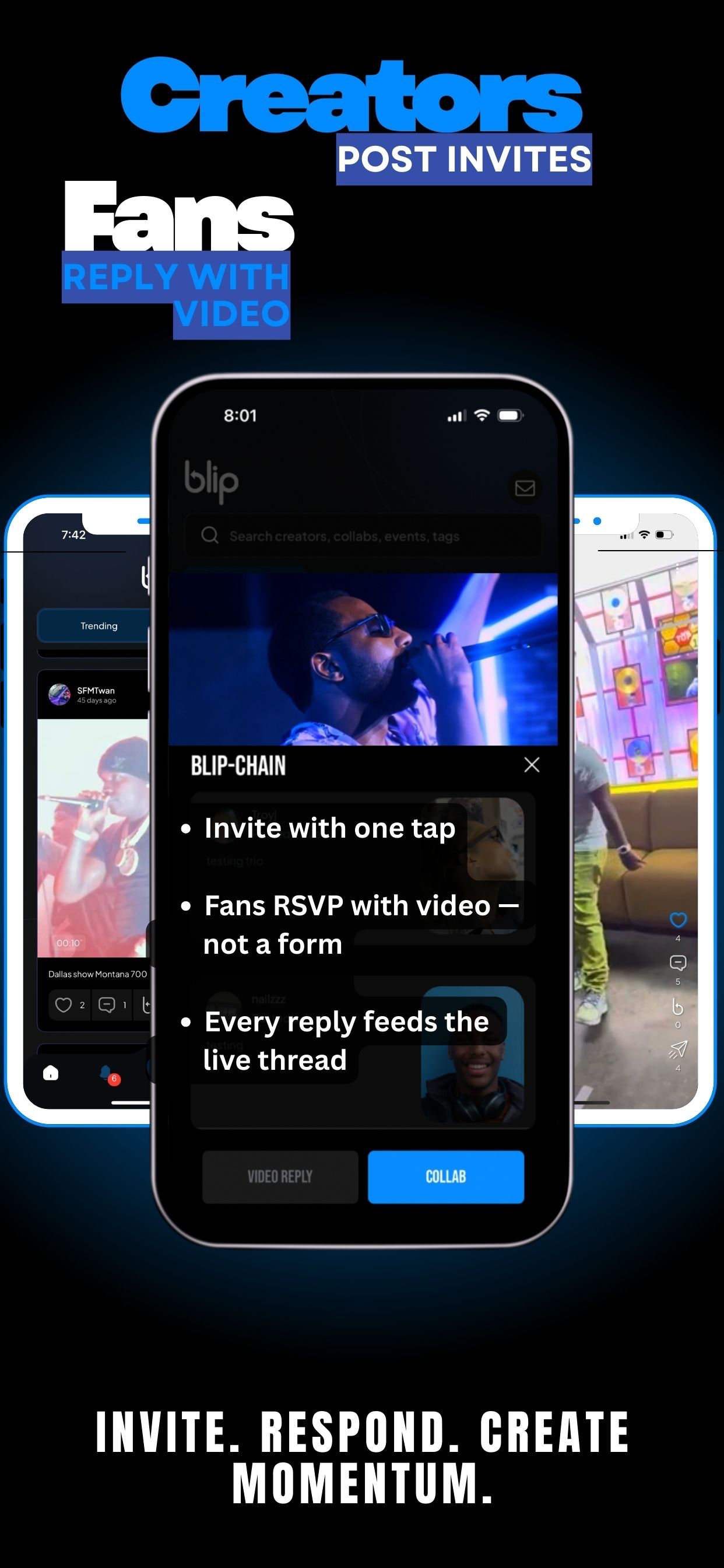 BLIP — Don’t just post. Host. screenshot 3