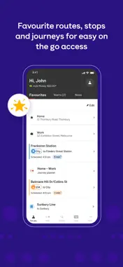 Public Transport Victoria app screenshot 3