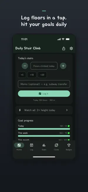 Climb: Stair Step Counter screenshot 2