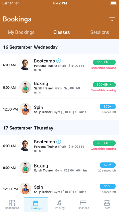 TurneRound Fitness Screenshot