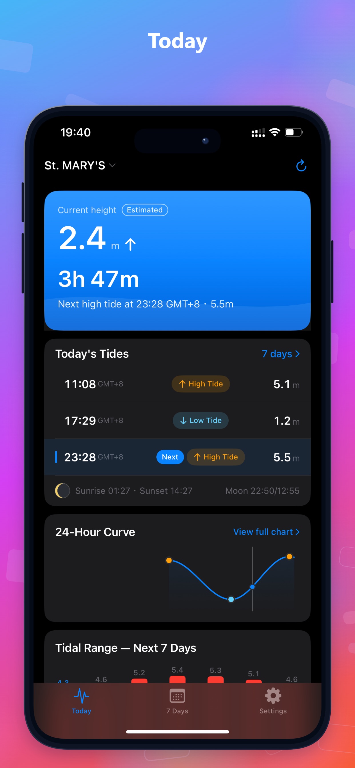 Screenshot 1 of TideCast UK