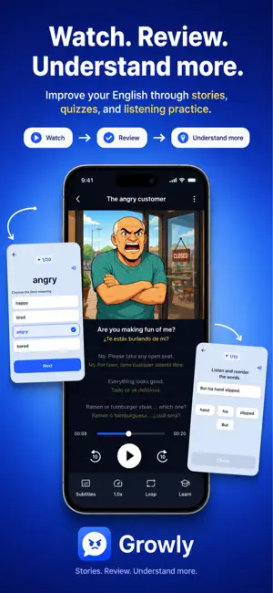 Growly -Learn English with Fun screenshot 4