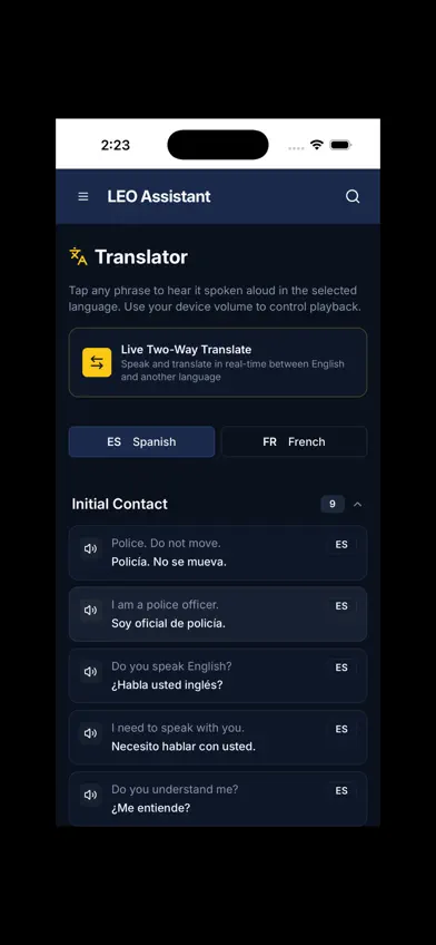 LEO Assistant (KY) screenshot 4