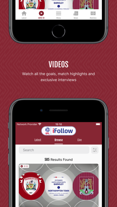 Northampton Town FC Screenshot
