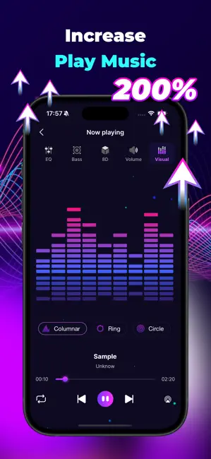 Volume Booster & EQ Amplifier iPhone screenshot 5