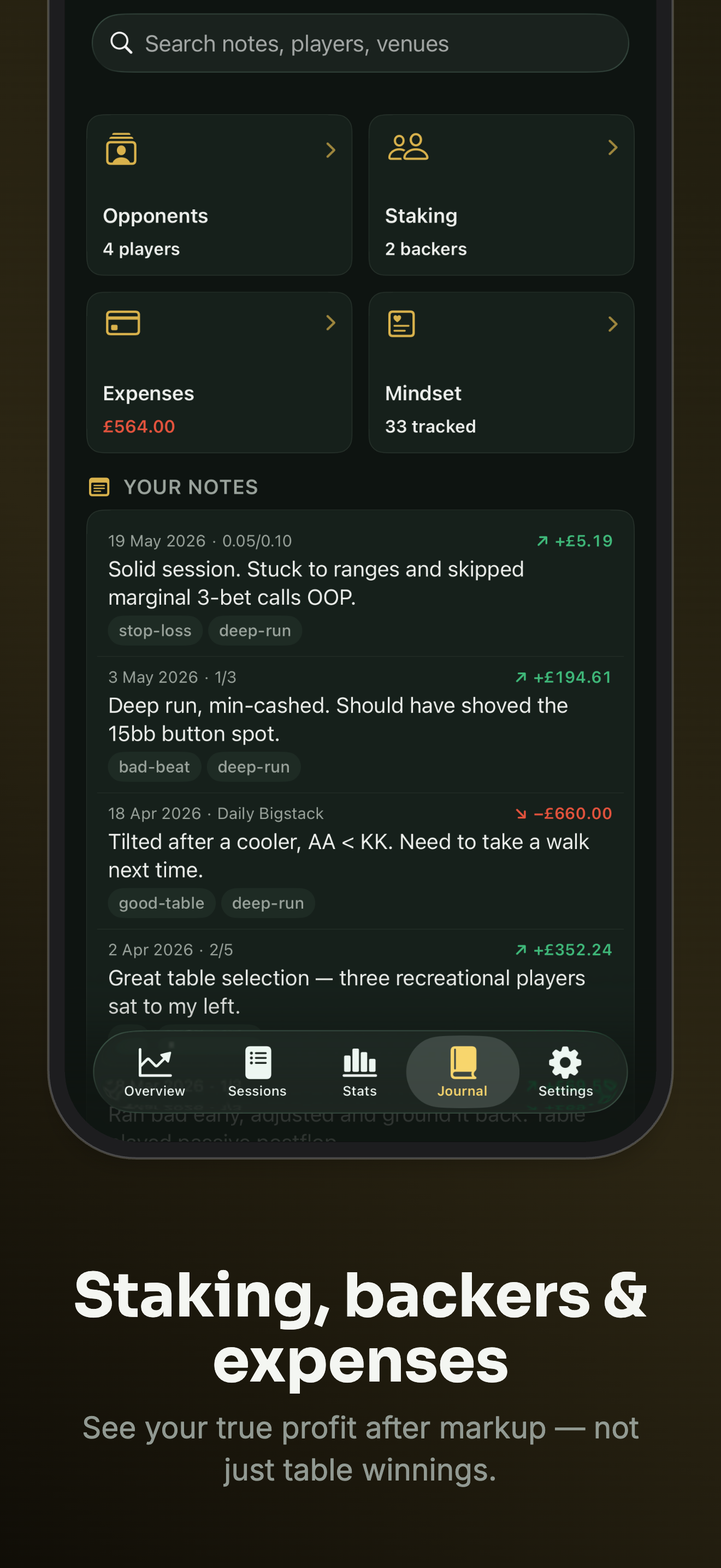 Feltbook: Poker Tracker screenshot 7