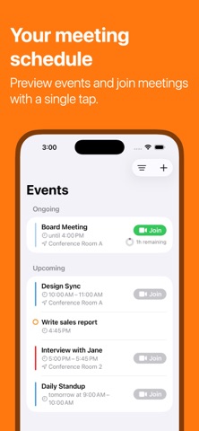 Meeting Reminder In Your Face のスクリーンショット