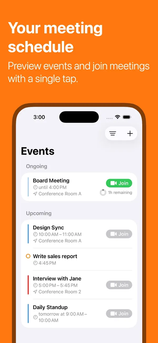 #3. Meeting Reminder In Your Face (iOS) Av: Martin Hoeller