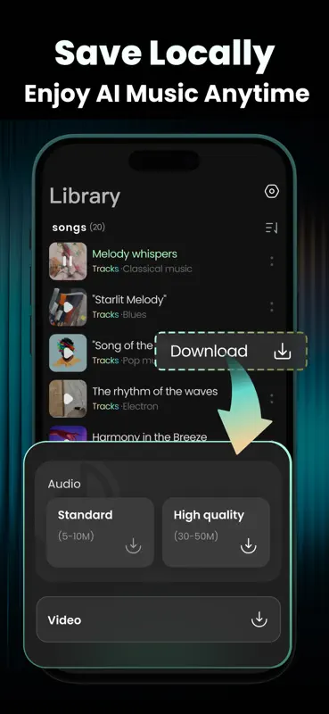 Sonus - AI Music Generator screenshot 6 of 8