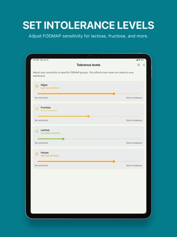 Low FODMAP Diet IBS Bloat Gone iPad screenshot