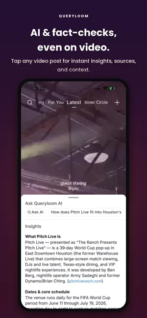 Queryloom: AI Social Network screenshot 4
