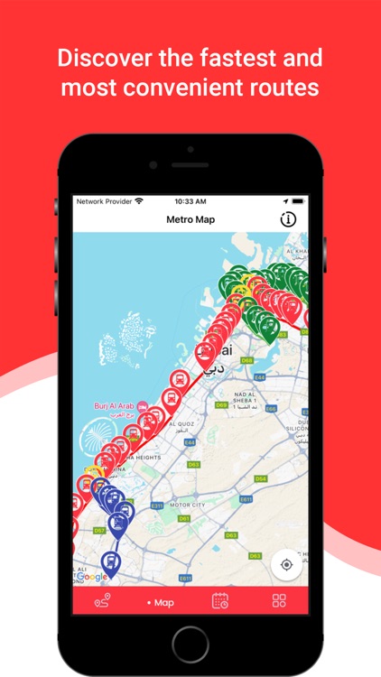Dubai Metro - Route & Schedule screenshot-3