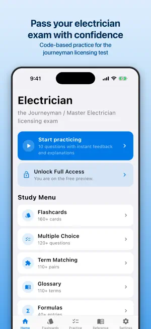 Electrician Exam Study Guide screenshot 1