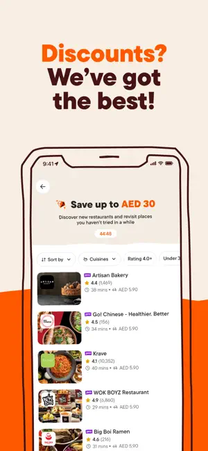 talabat: Food, grocery & more iPhone screenshot 6