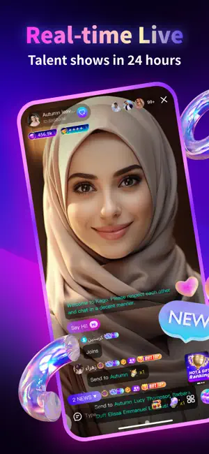 Kago Live-Charming Live App screenshot 1