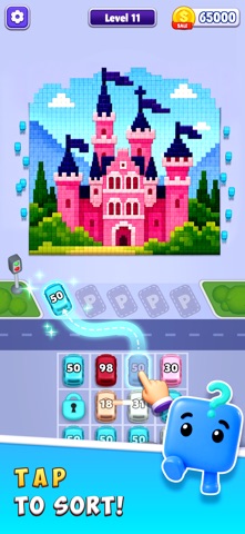 Car Sort: Pixel Color Puzzle Screenshot 1 of 5