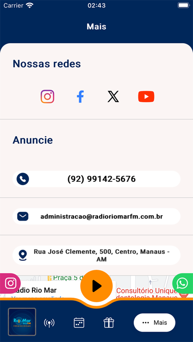 Rádio Rio Mar FM Screenshot